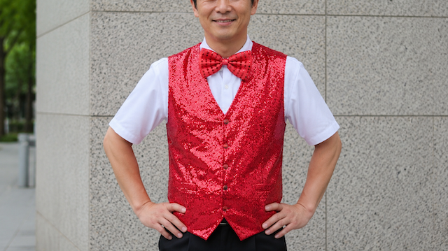 中革連の落選元議員、赤白衣装で「近いうちに、芸人ファッションで不愉快にさせた罪、で処罰される社会になるかも」「国旗損壊罪とはそういう法律」