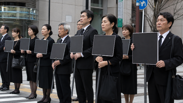 【話題】260人の男女「斎藤元彦は人◯し」プラカード掲げ、ずらり…