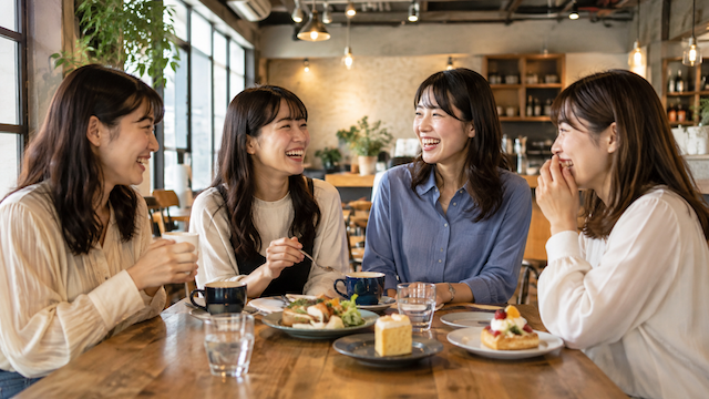 女性様たち、カフェで「年収二千万以下は男として認めない」