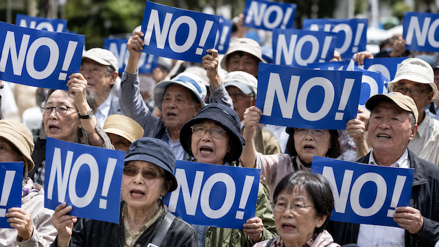オール沖縄、辺野古で大規模集会「ヘリ基地反対協は活躍を」「何としても玉城デニー知事の勝利を一緒に勝ち取っていこう」