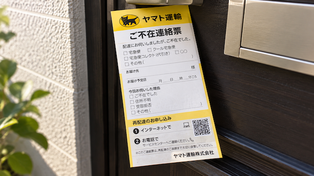 【話題】『ポストに不在票入っていたんだけど、なんか変… 詐欺なのかな？』(※画像)